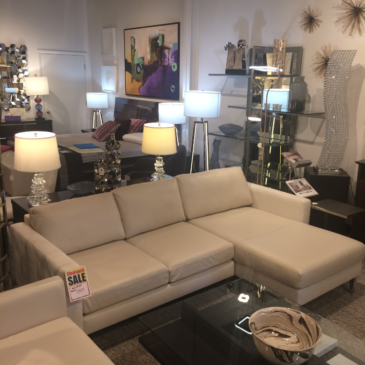 American Leather Luxe Living Sofa With Chaise Doma Home