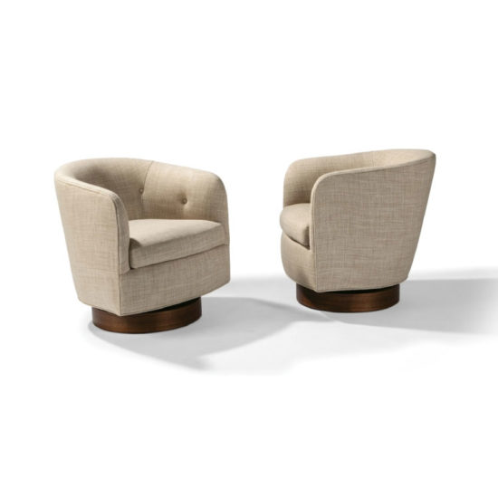 Thayer Coggin Roxy Would Swivel-Tilt Tub Chair