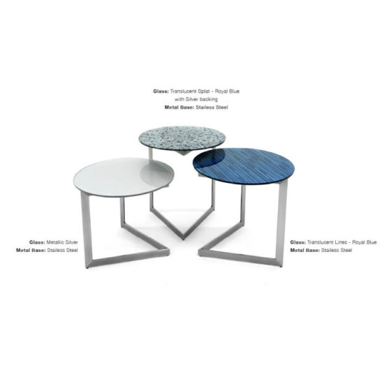 GLASSISIMO Cut Side Table