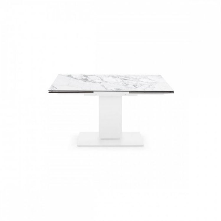 Calligaris Echo Modern Pedestal Base Extending Table White