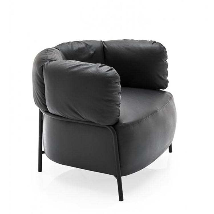 Calligaris Quadrotta Chair Black Side View