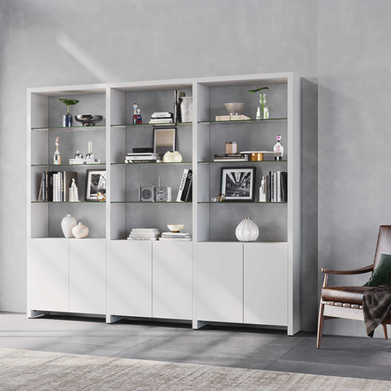 BDi Linea 580222 Modular Shelving in White