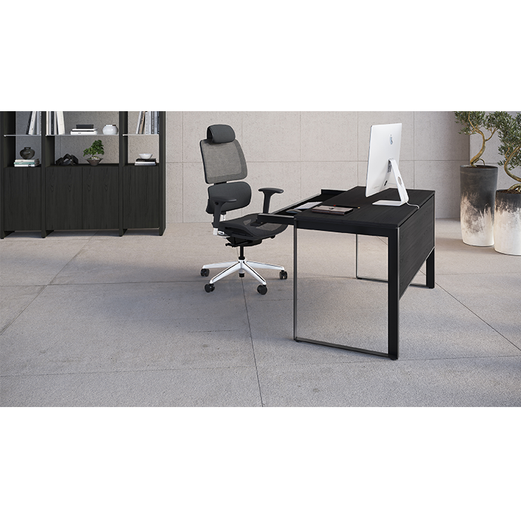 BDi Linea 6221 Modern Desk in Charcoal