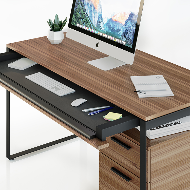 BDi Linea 6221 Modern Desk Keyboard Drawer
