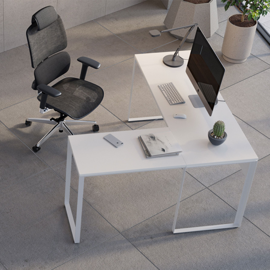 BDi Linea 6224 Work Desk Return in White