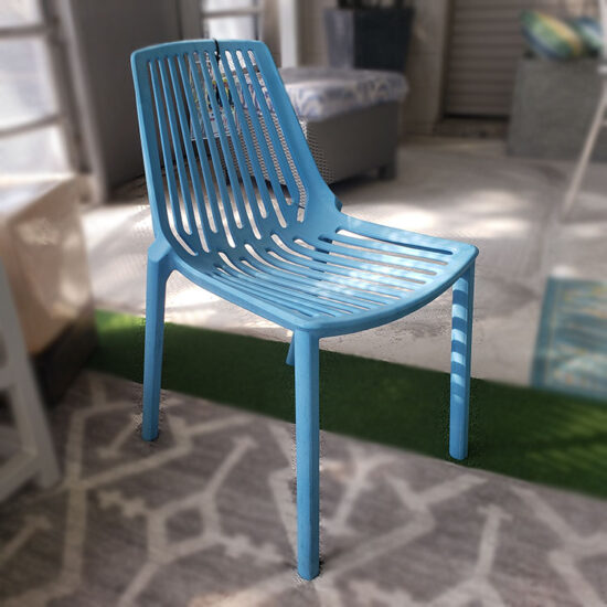 EUROSTYLE Oasis Blue Outdoor Stacking Chairs