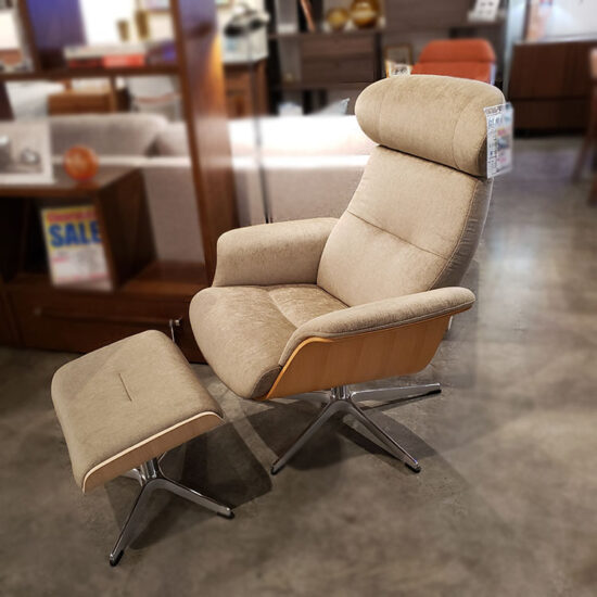 Timeout Recliner with Ottoman by CONFORM