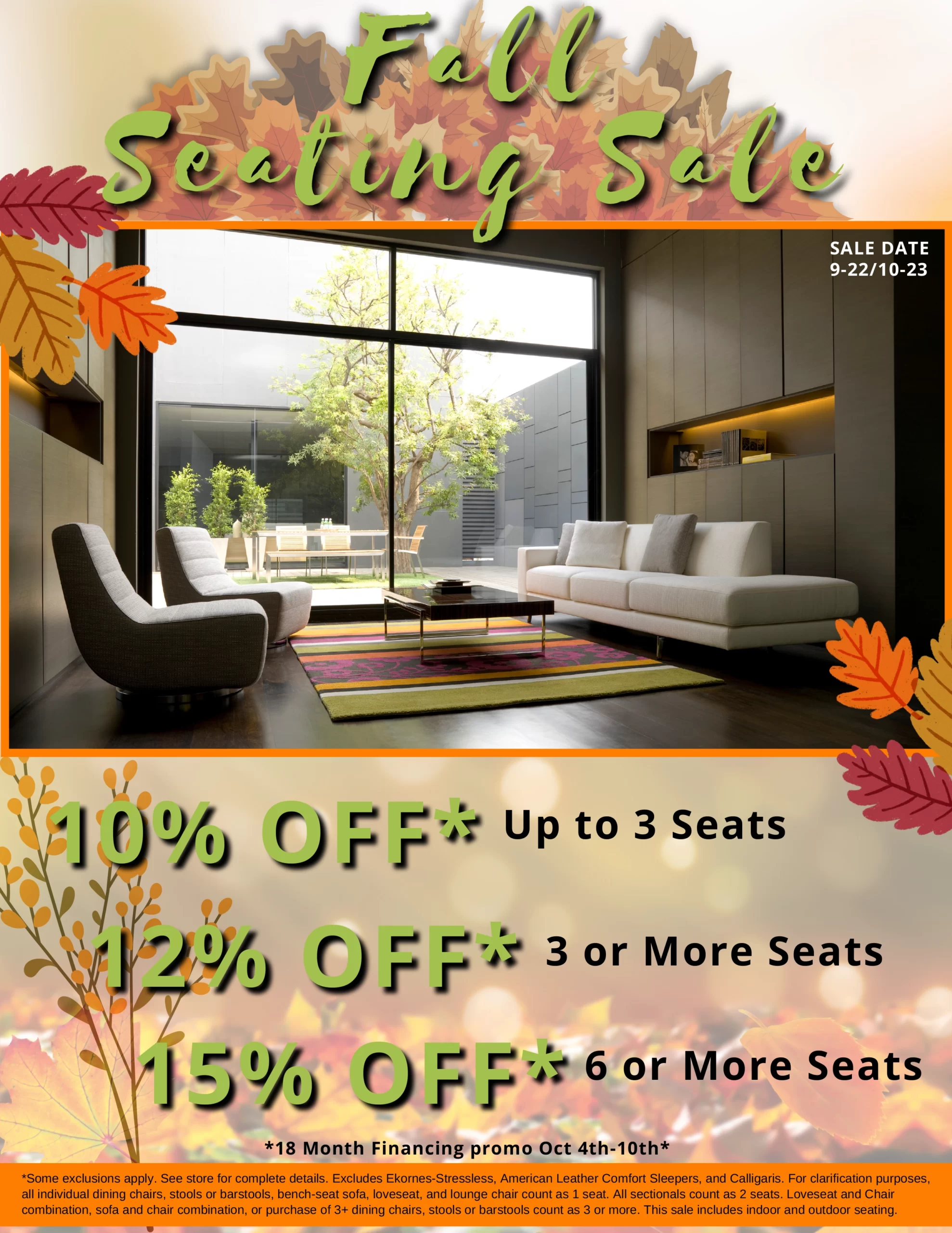 DōMA Fall Seating Sale