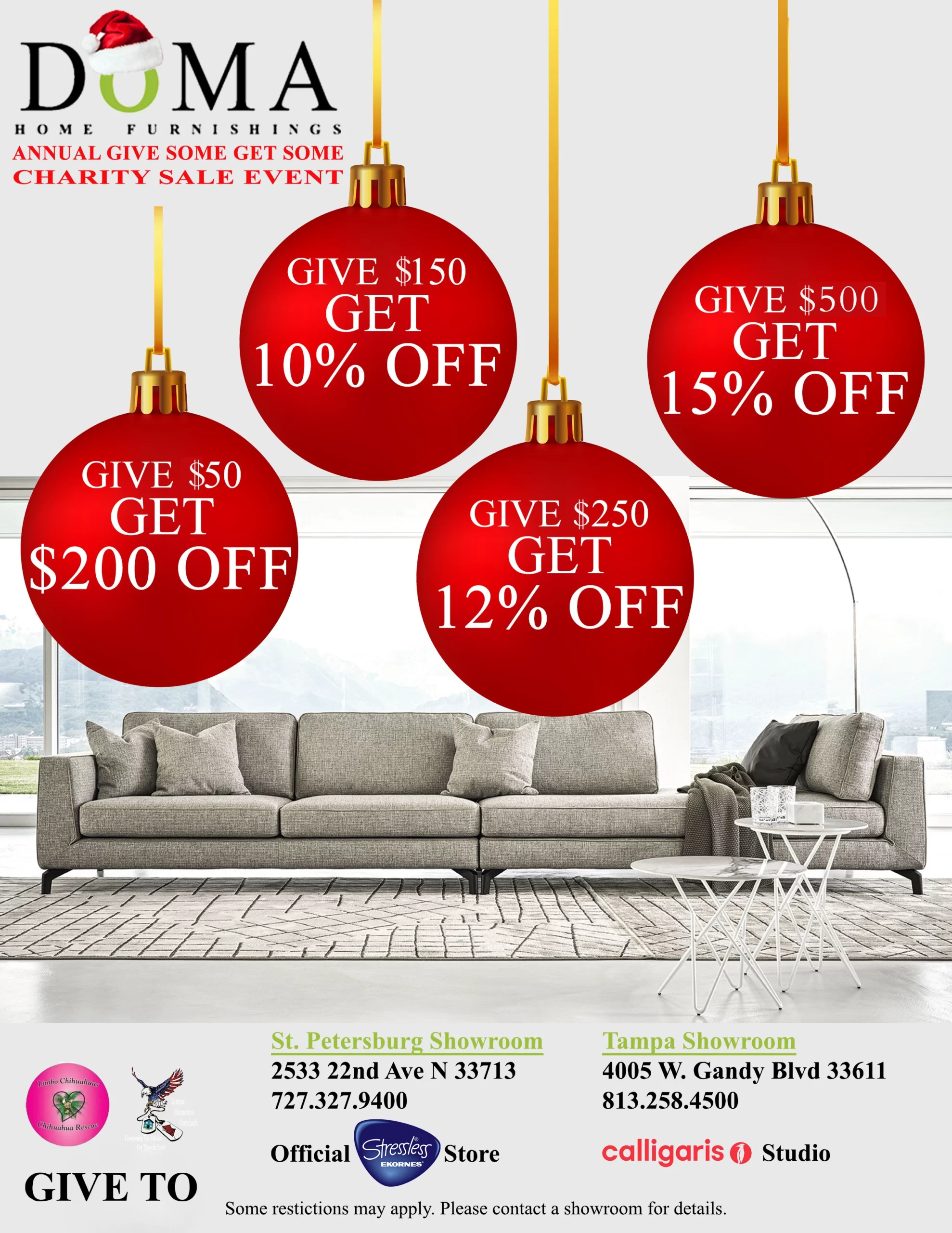 DoMA Annual Give Some Get Some Holiday Charity Sale