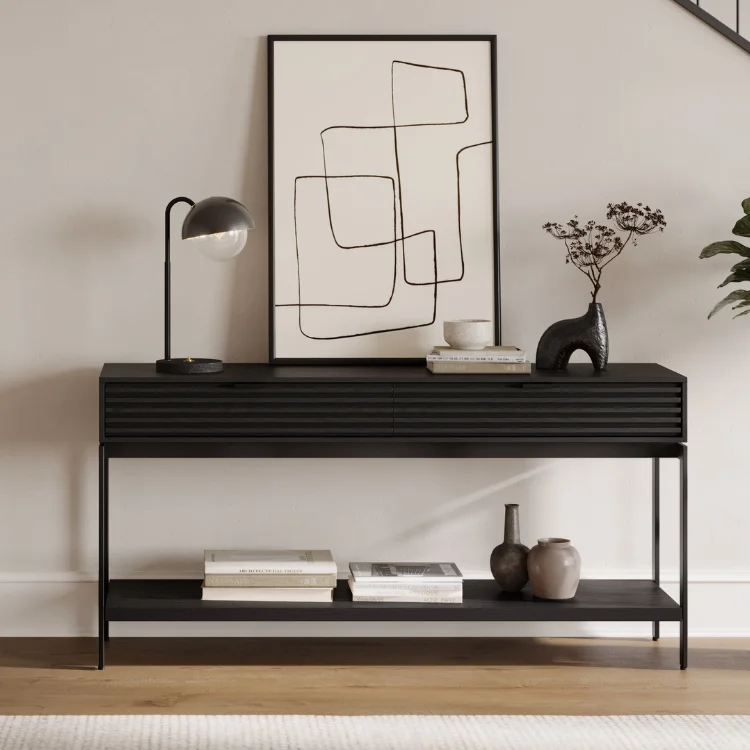 BDi Cora Console Table - Ebonized Ash