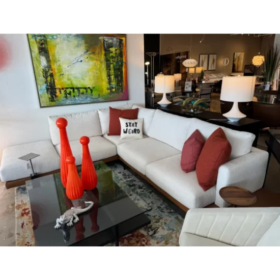 DELLAROBBIA Cosmic 2pc Sectional - CLEARANCE