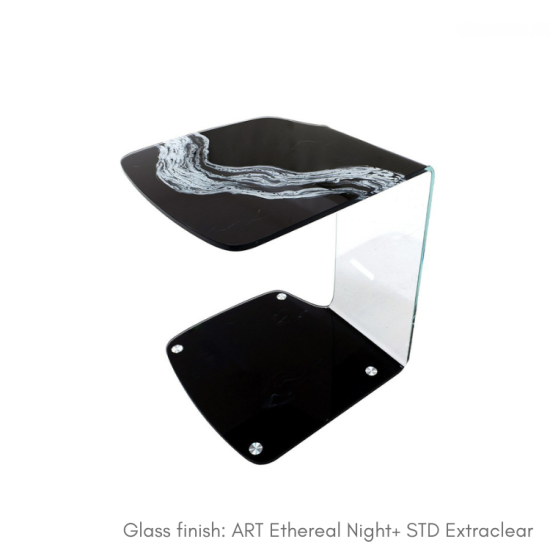 GLASSISIMO Floated Poli – Side Table