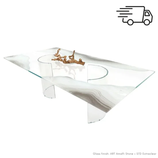 GLASSISIMO Clear River– Dining Table