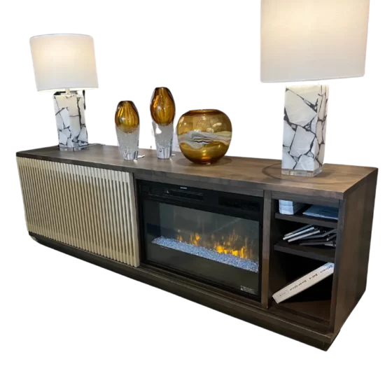 J Troyer Fireplace Console - CLEARANCE
