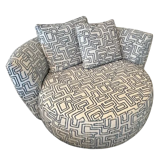 DELLAROBBIA - Pie swivel chair 55"- CLEARANCE