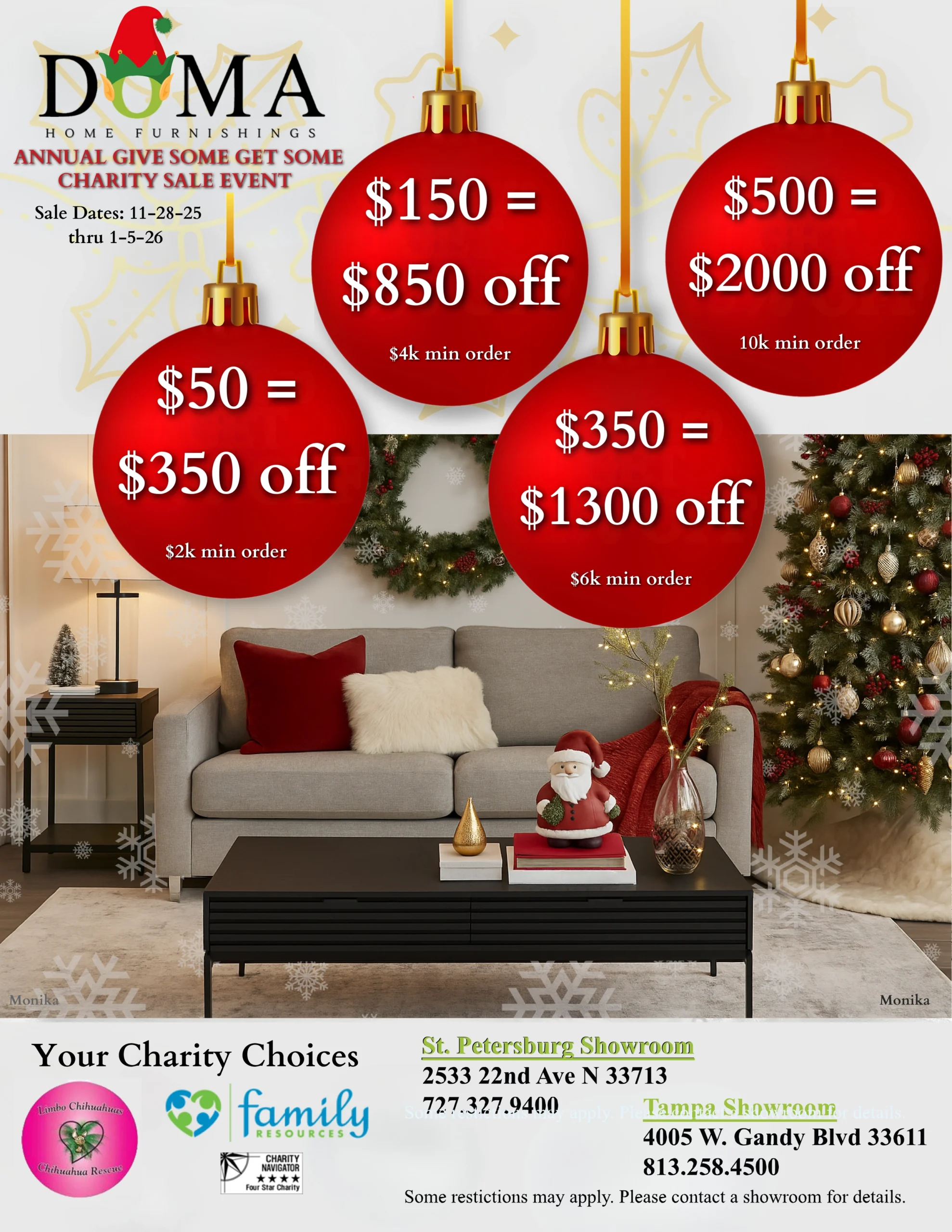Black Friday Furniture Sale DoMA Home Furnishings