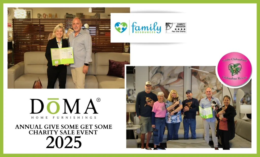 2025 DōMA GIve Some Get Some Charity Sales Event Benefitting Family Resources & Limbo Chihuahuas