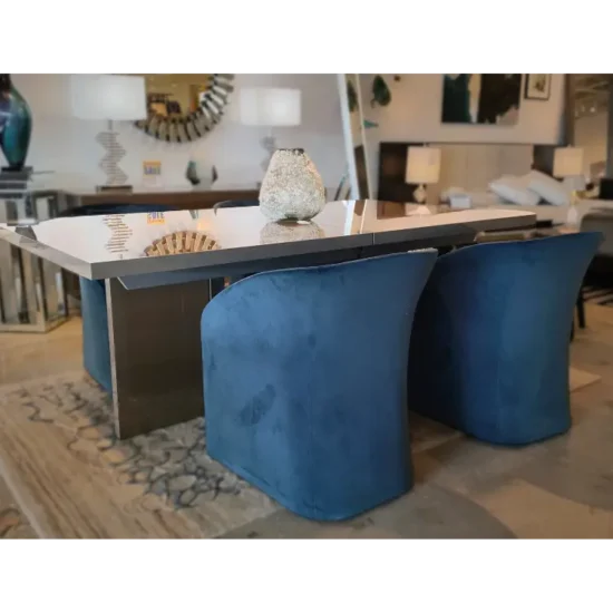 Dining Set - Allusion Dining Table w/LaPorte Dining Chairs - CLEARANCE