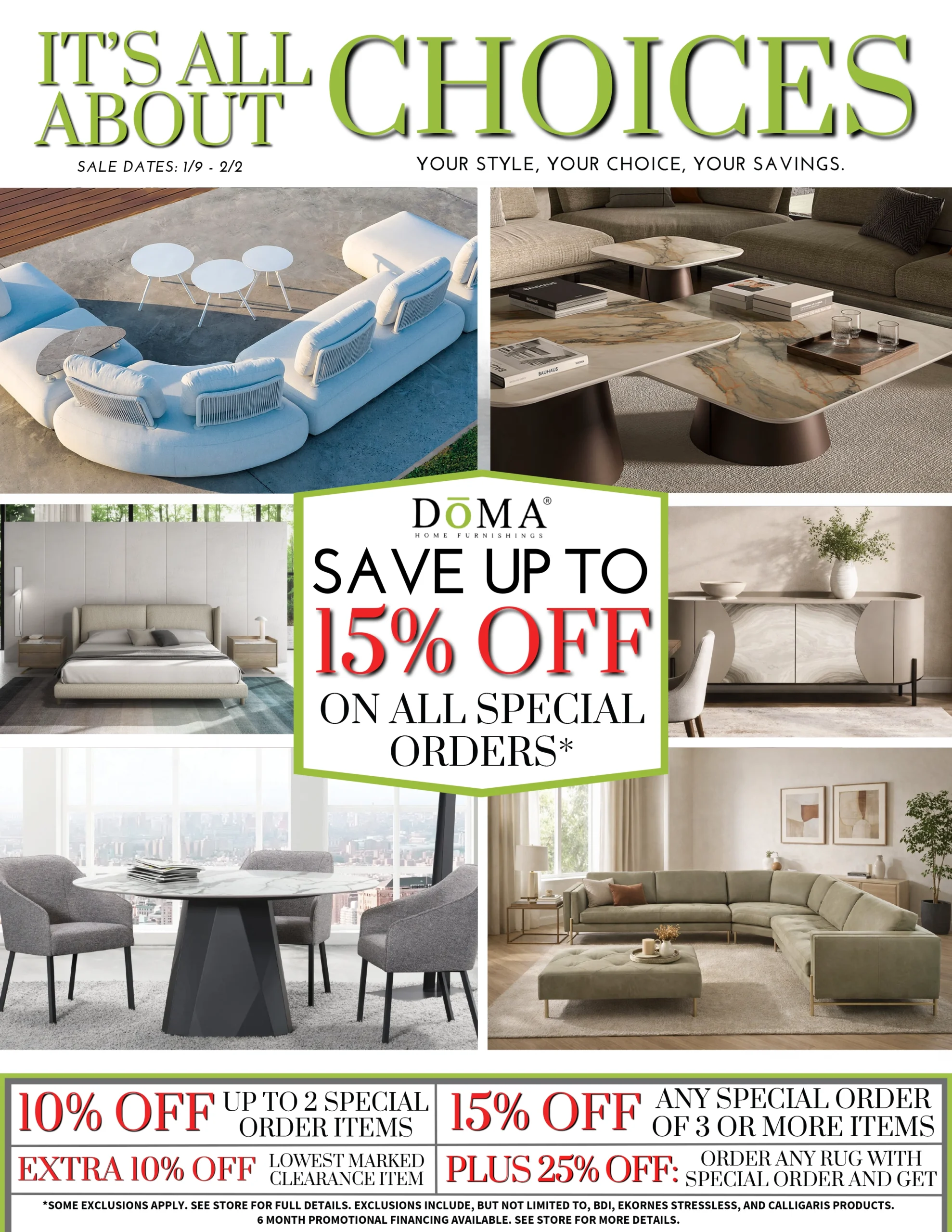 All About Choices Furniture Sale