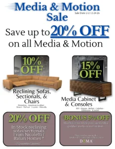 Media & Motion Furniture Sale