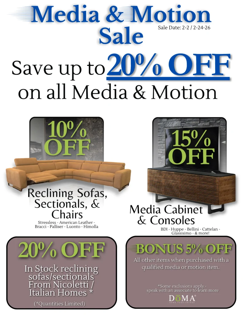 Media & Motion Furniture Sale