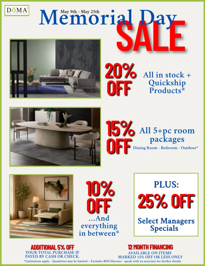 Memorial Day Furniture Sale
