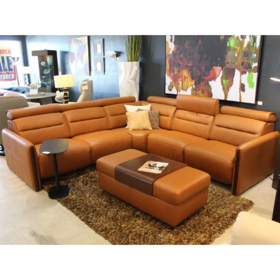 STRESSLESS Emily Wood 5pc Motion Sectional - CLEARANCE