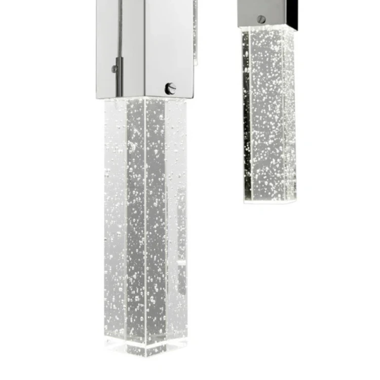 Rectangular Crystal Chandelier // 9 Light - CLEARANCE - Image 3