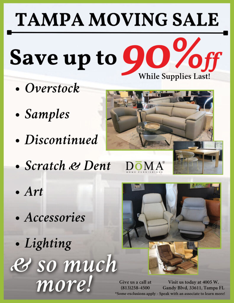 Contemporary Furniture Moving Sale