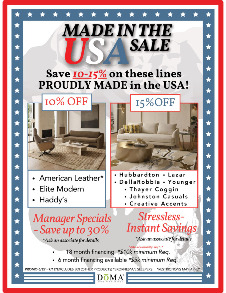 DōMA Made in America Sale