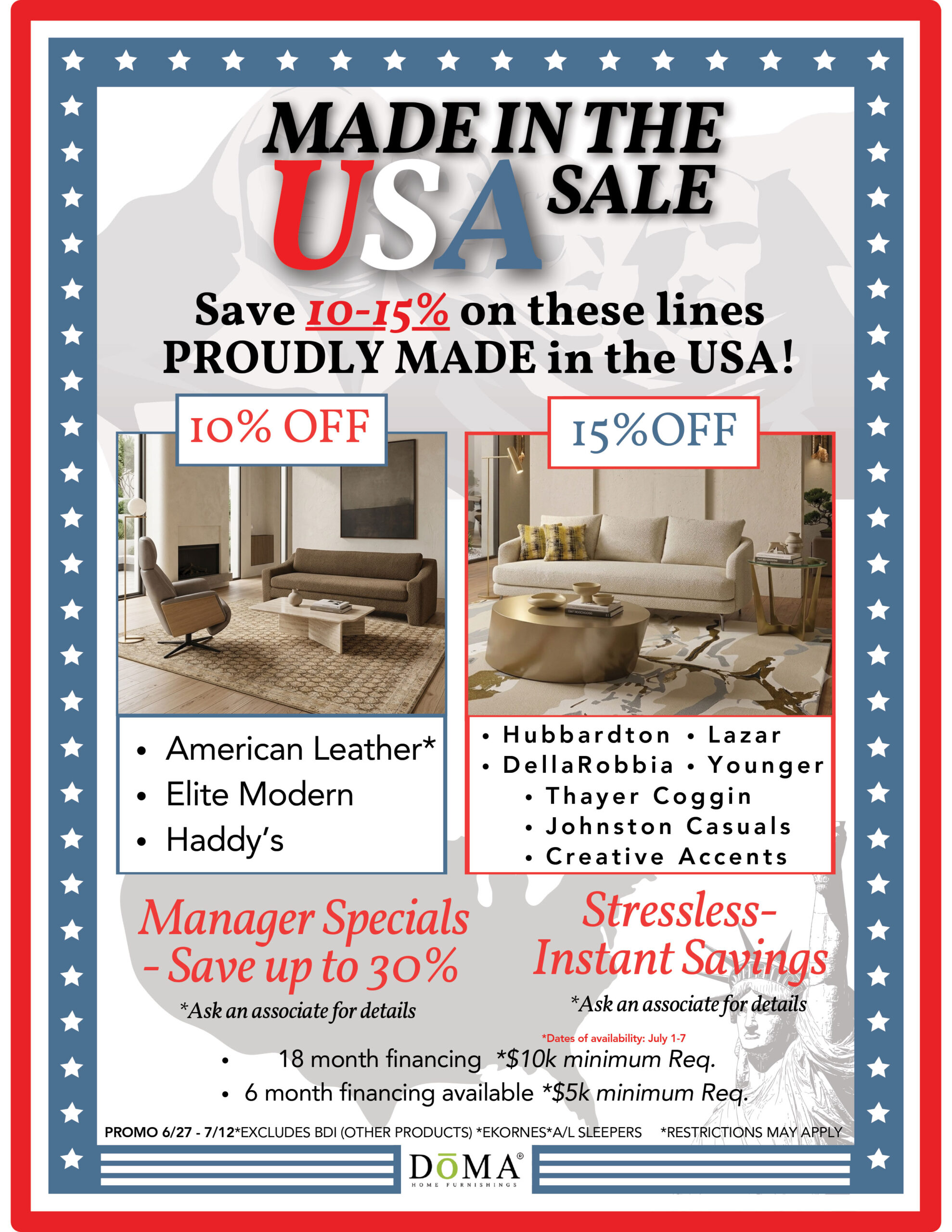 DōMA Made in America Sale