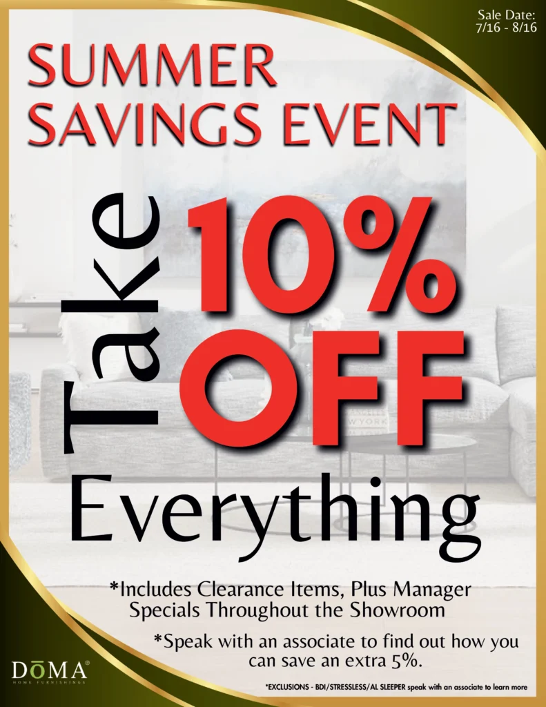 Summer Furniture Sale
