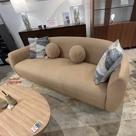 TOV Josie Boucle Sofa - CLEARANCE