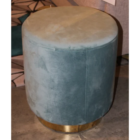 Blue Ottoman - CLEARANCE
